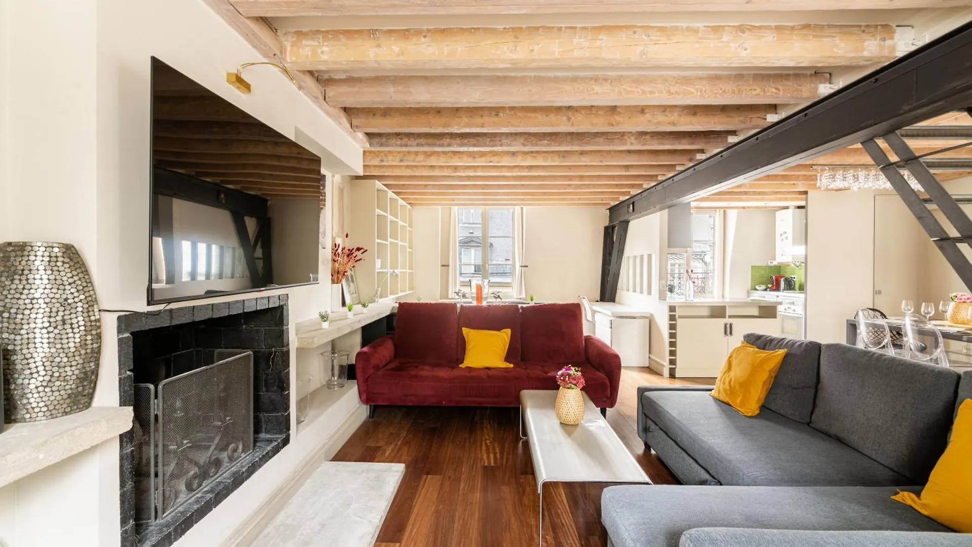 Quartier Mezzanine & 1br Le Marais Temple Free Netflix